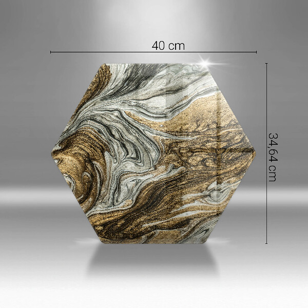 Glas Herdabdeckplatte Reichhaltige Abstraktion