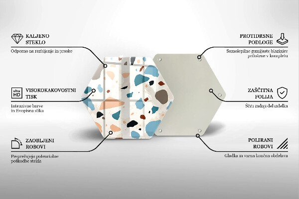 Glas Herdabdeckplatte Dekoratives Steinzeug