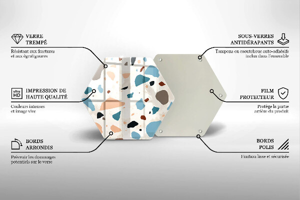 Glas Herdabdeckplatte Dekoratives Steinzeug
