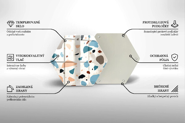 Glas Herdabdeckplatte Dekoratives Steinzeug