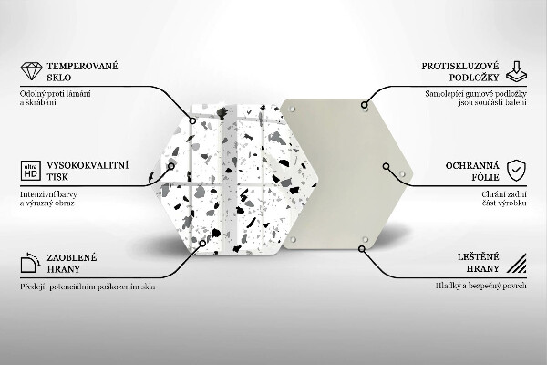 Glas Herdabdeckplatte Dekoratives Steinzeug