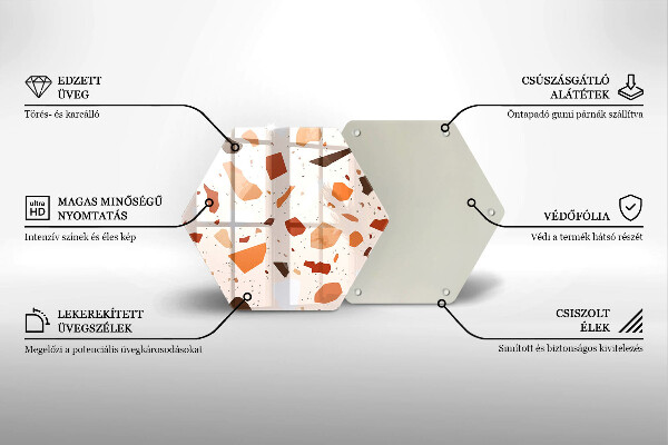 Glas Herdabdeckplatte Dekoratives Steinzeug