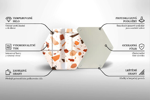 Glas Herdabdeckplatte Dekoratives Steinzeug