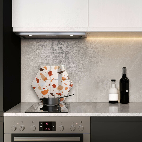 Glas Herdabdeckplatte Dekoratives Steinzeug