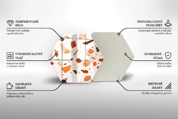 Glas Herdabdeckplatte Dekoratives Steinzeug