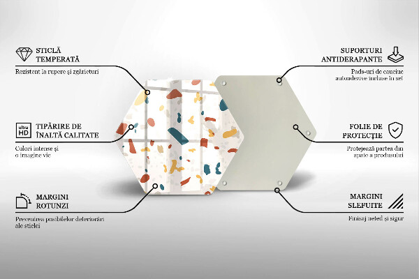 Glas Herdabdeckplatte Dekoratives Steinzeug