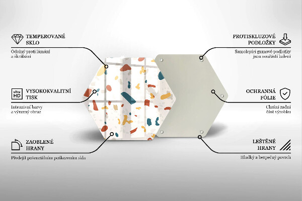 Glas Herdabdeckplatte Dekoratives Steinzeug