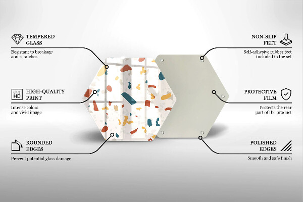 Glas Herdabdeckplatte Dekoratives Steinzeug
