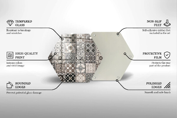 Glas Herdabdeckplatte Dekorative Fliesen