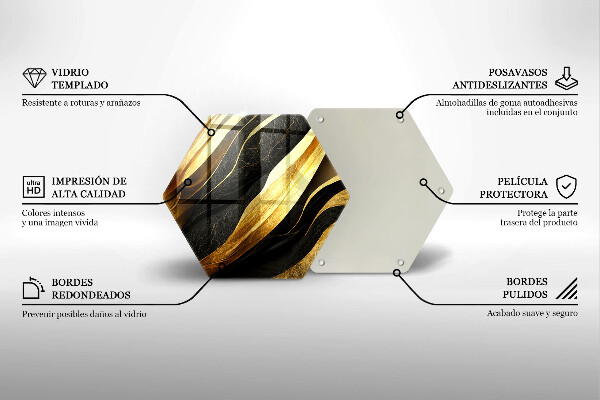 Glas Herdabdeckplatte Elegante Abstraktion