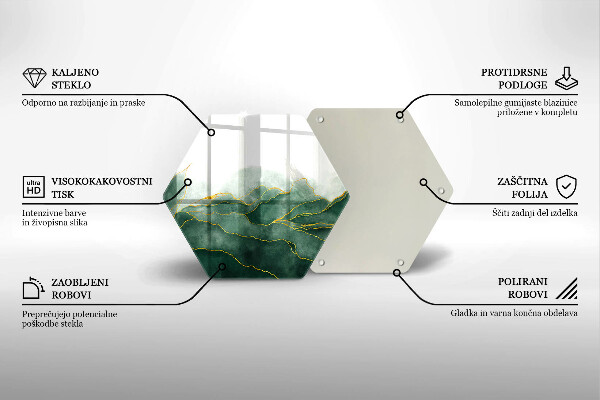 Glas Ceranfeldabdeckung Abstrakte Natur