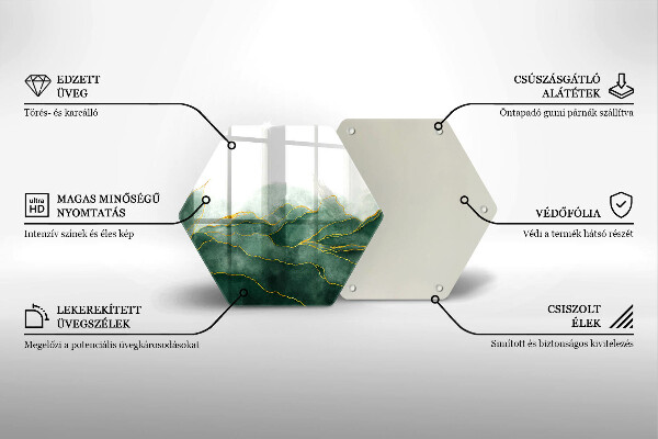 Glas Ceranfeldabdeckung Abstrakte Natur