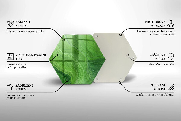 Glas Ceranfeldabdeckung Abstrakte Textur