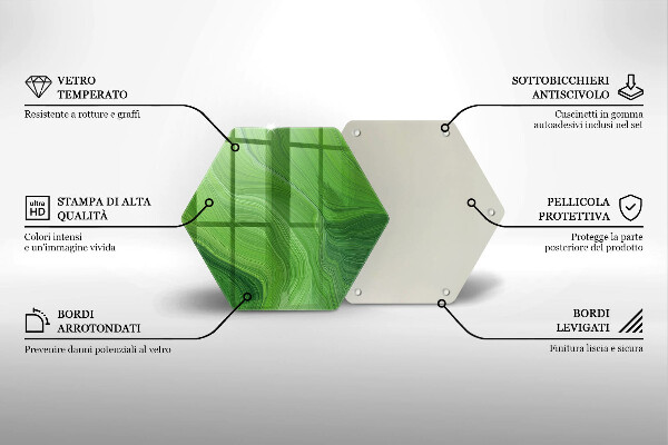 Glas Ceranfeldabdeckung Abstrakte Textur