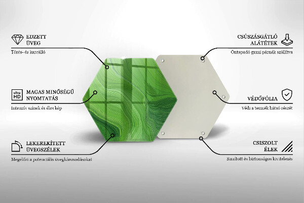 Glas Ceranfeldabdeckung Abstrakte Textur