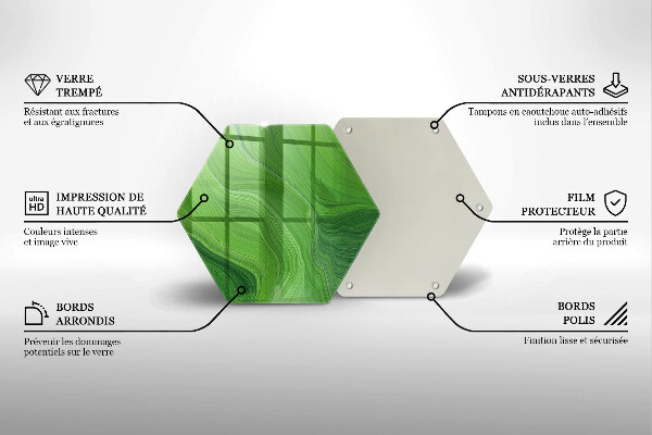 Glas Ceranfeldabdeckung Abstrakte Textur