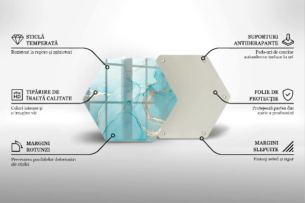 Glas Ceranfeldabdeckung Steinabstraktion