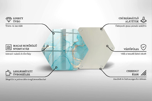 Glas Ceranfeldabdeckung Steinabstraktion
