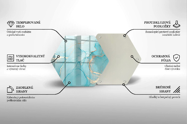Glas Ceranfeldabdeckung Steinabstraktion