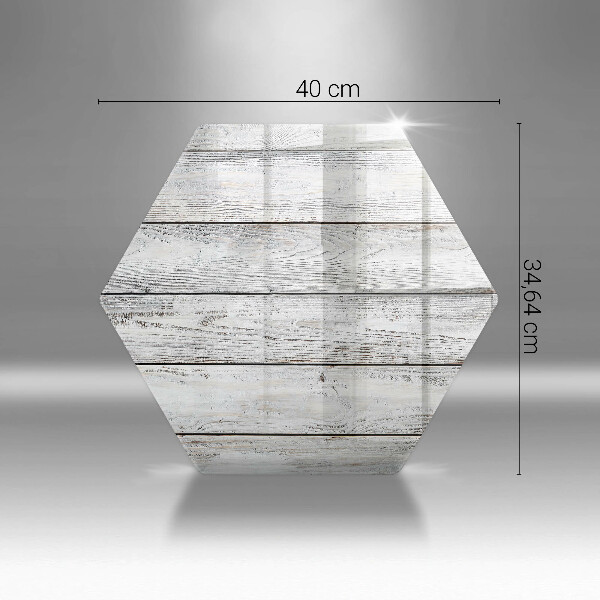Glas Ceranfeldabdeckung Helle Holzbretter