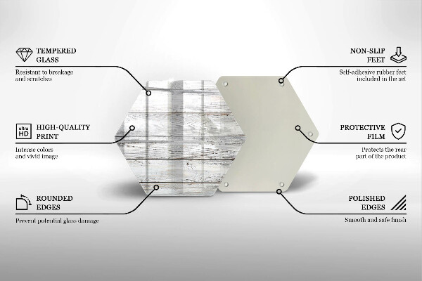 Glas Ceranfeldabdeckung Helle Holzbretter