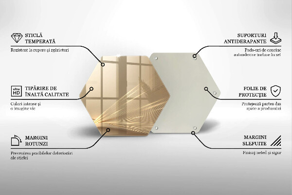 Glas Ceranfeldabdeckung Moderne Abstraktion