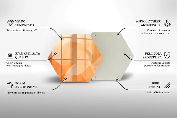 Glas Ceranfeldabdeckung Geometrischer Hintergrund