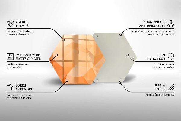 Glas Ceranfeldabdeckung Geometrischer Hintergrund