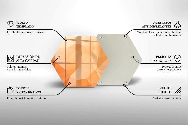 Glas Ceranfeldabdeckung Geometrischer Hintergrund