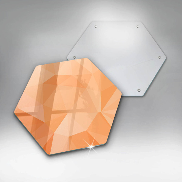 Glas Ceranfeldabdeckung Geometrischer Hintergrund