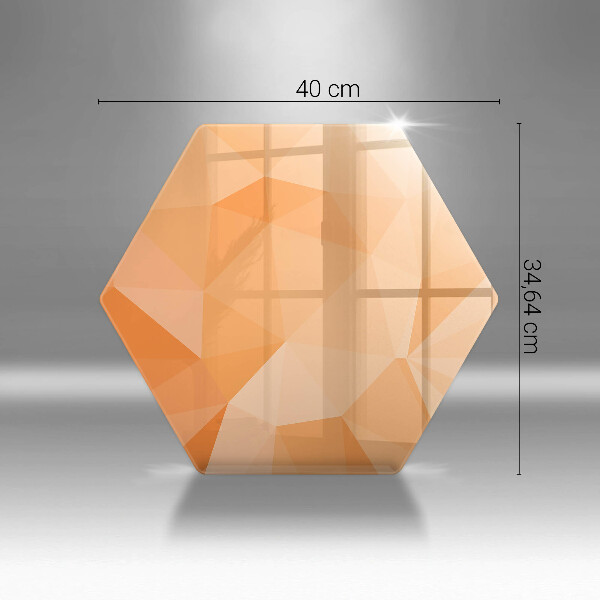 Glas Ceranfeldabdeckung Geometrischer Hintergrund