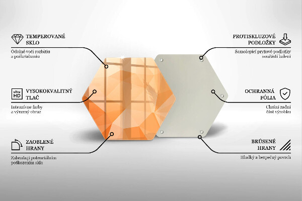 Glas Ceranfeldabdeckung Geometrischer Hintergrund