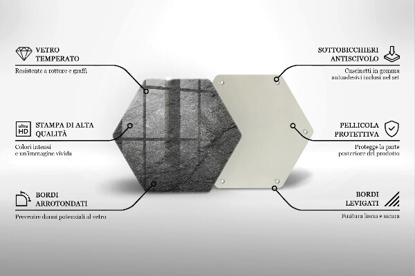 Glas Ceranfeldabdeckung Steinstruktur