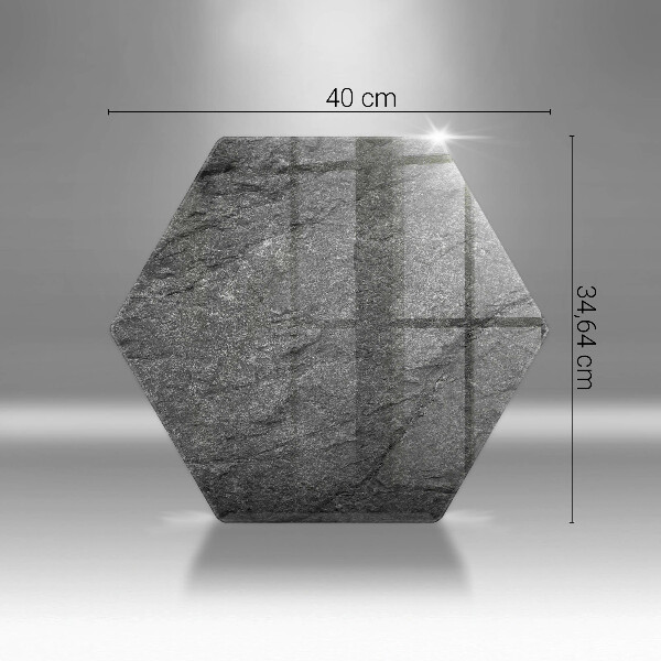 Glas Ceranfeldabdeckung Steinstruktur