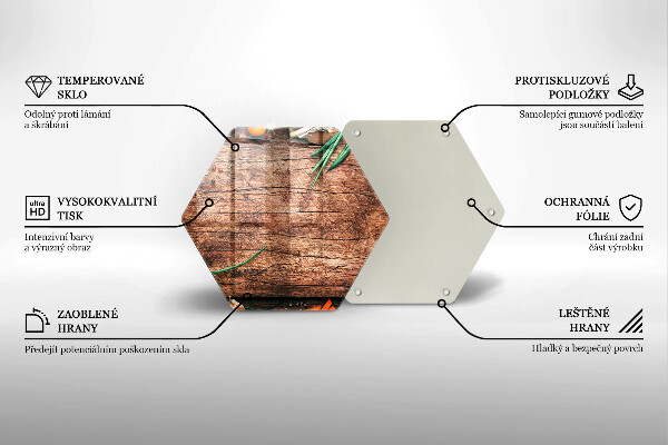 Glas Ceranfeldabdeckung Küchenbrett aus Holz