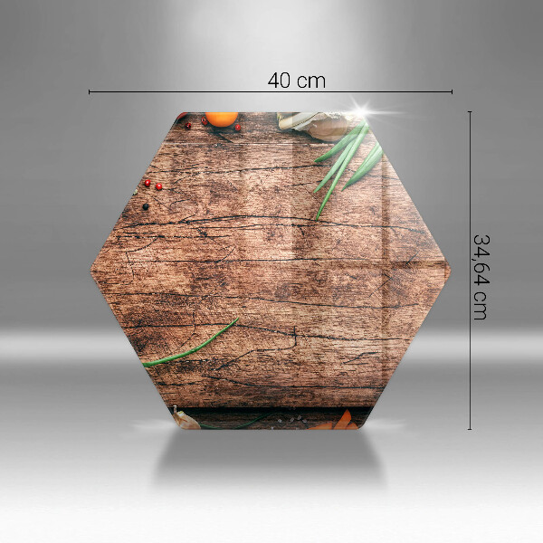Glas Ceranfeldabdeckung Küchenbrett aus Holz