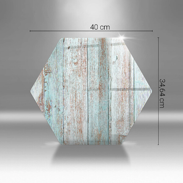 Glas Herdabdeckplatte Alte Vintage-Bretter