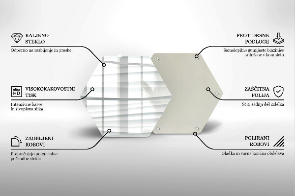 Glas Herdabdeckplatte Moderne Struktur