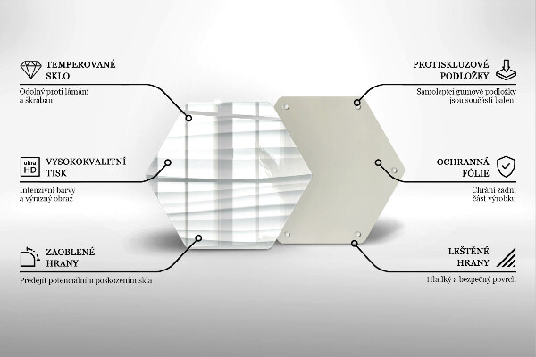 Glas Herdabdeckplatte Moderne Struktur