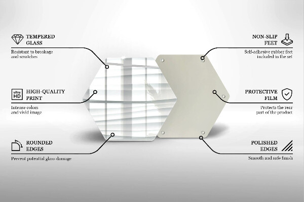 Glas Herdabdeckplatte Moderne Struktur