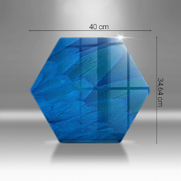 Glas Ceranfeldabdeckung Vogelfedern