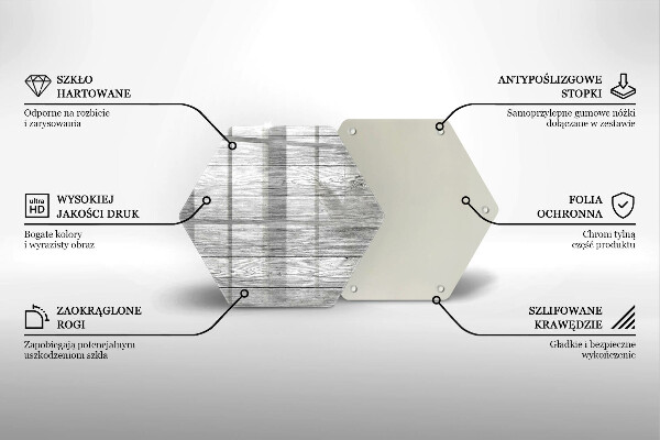 Glas Herdabdeckplatte Alte Holzbretter