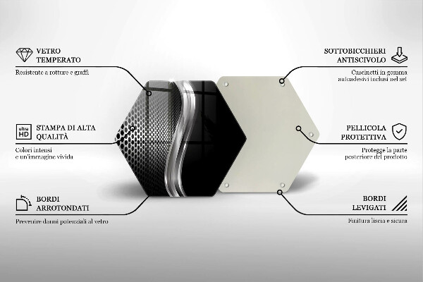 Glas Herdabdeckplatte Metallstruktur