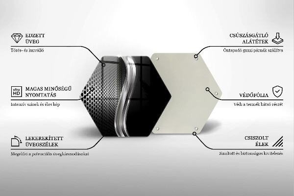 Glas Herdabdeckplatte Metallstruktur