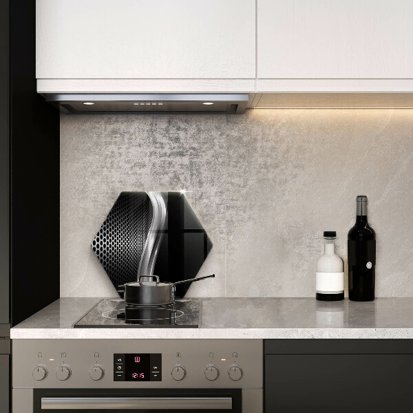 Glas Herdabdeckplatte Metallstruktur