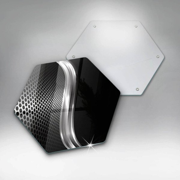 Glas Herdabdeckplatte Metallstruktur