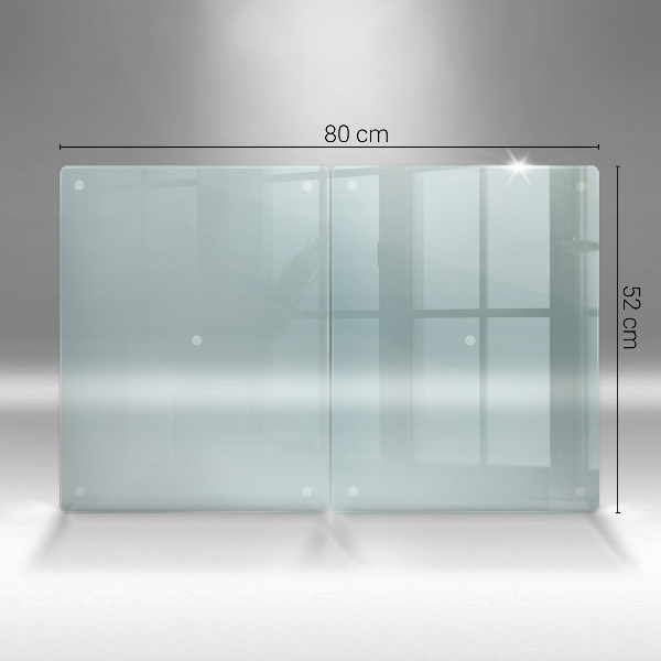 Abdeckplatte aus Glas für Ceranfelder 2 x 40 x 52 cm