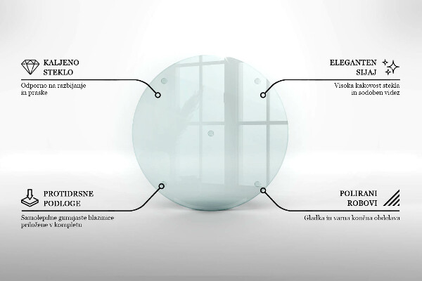 Glas Ceranfeldabdeckung Spritzschutz 40 cm