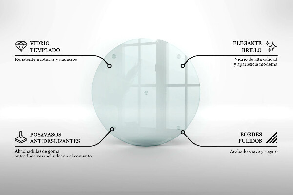 Glas Ceranfeldabdeckung Spritzschutz 40 cm