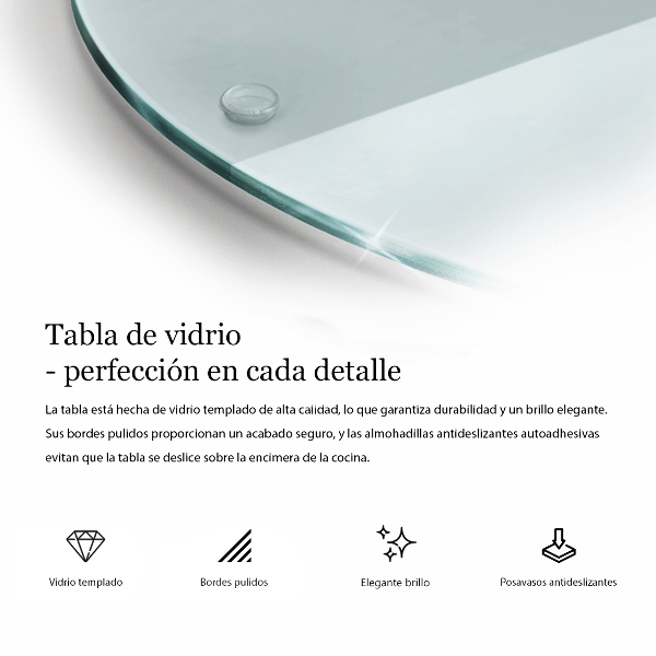 Glas Ceranfeldabdeckung Spritzschutz 40 cm